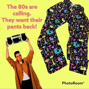 🔥OMG 🔥Vintage 80s Jazz Solo Cup Pants Drums XS Womens Mens HOT